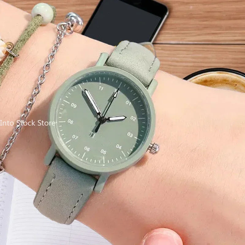 Women Watches PU Leather Strap Women Quartz Wristwatche