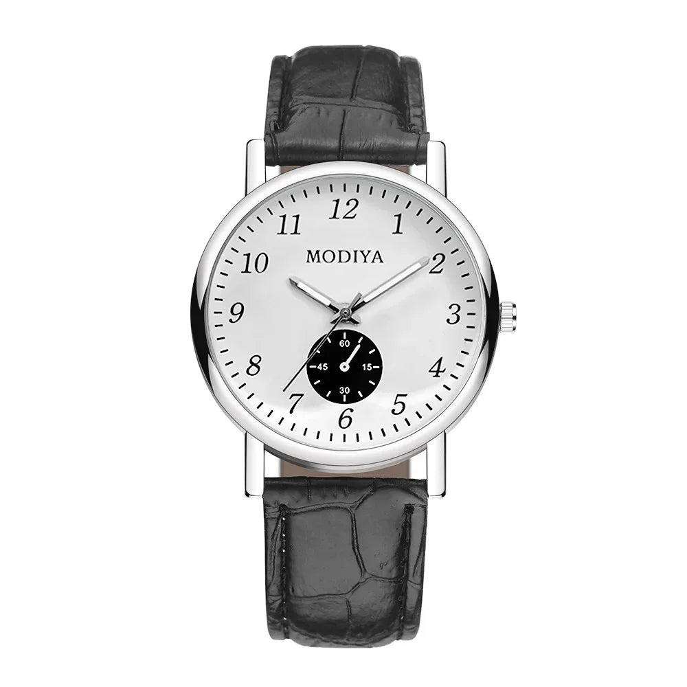 Men's Watches Business Wrist Watch Luxury Leather Strap