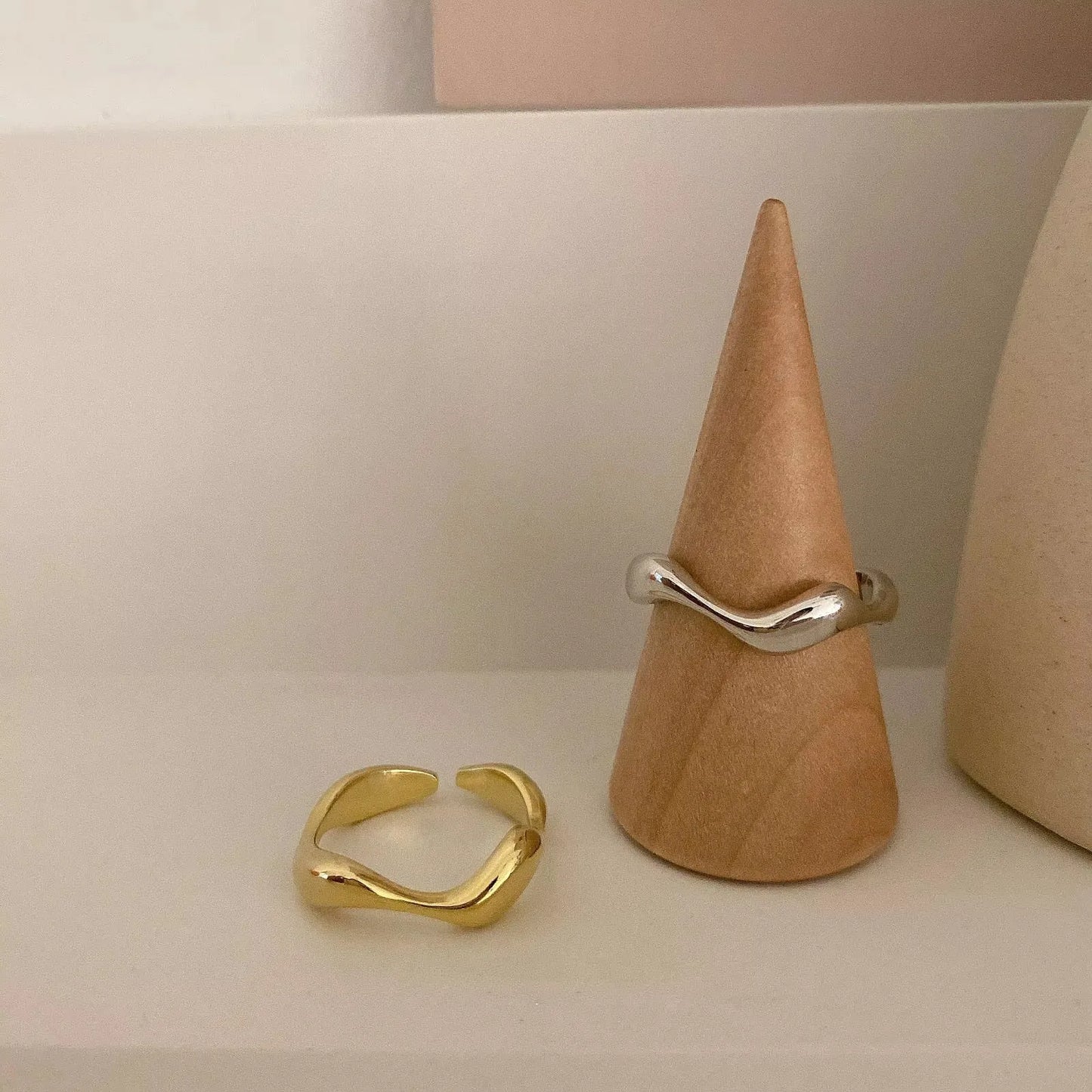 Sterling Silver Irregular Design