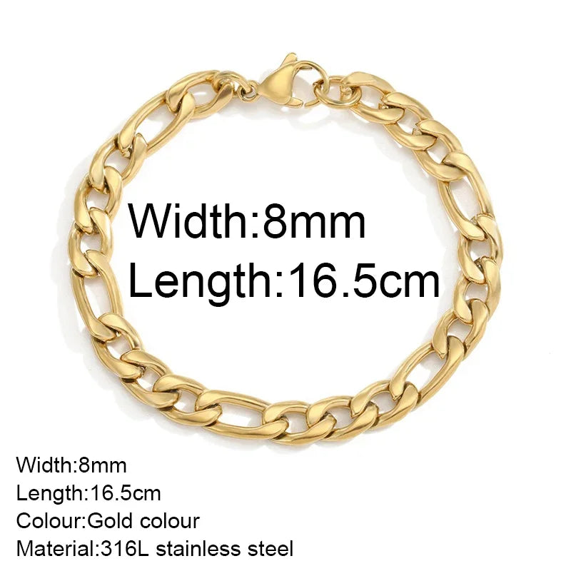 Gold Colour Bracelet Stainless Steel