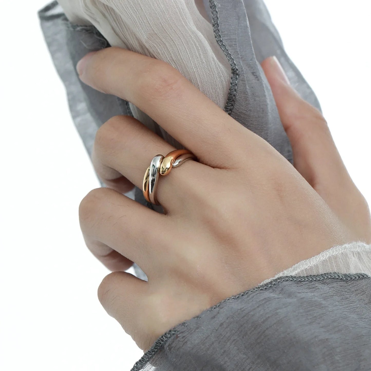 Sterling Silver Irregular Design