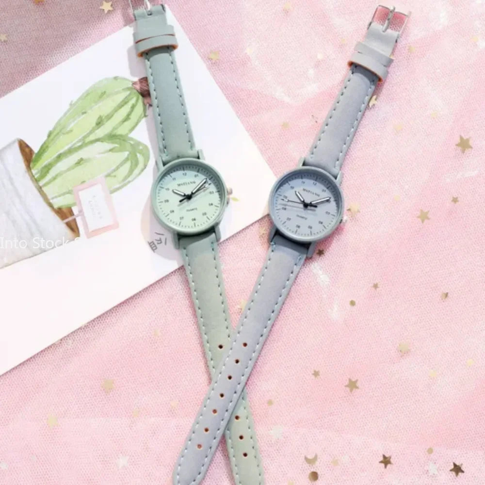 Women Watches PU Leather Strap Women Quartz Wristwatche