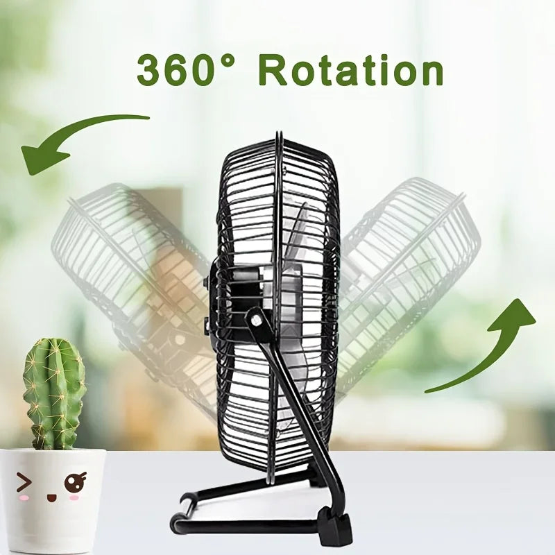 4/6/8" Desktop Portable USB Electric Desktop Fan