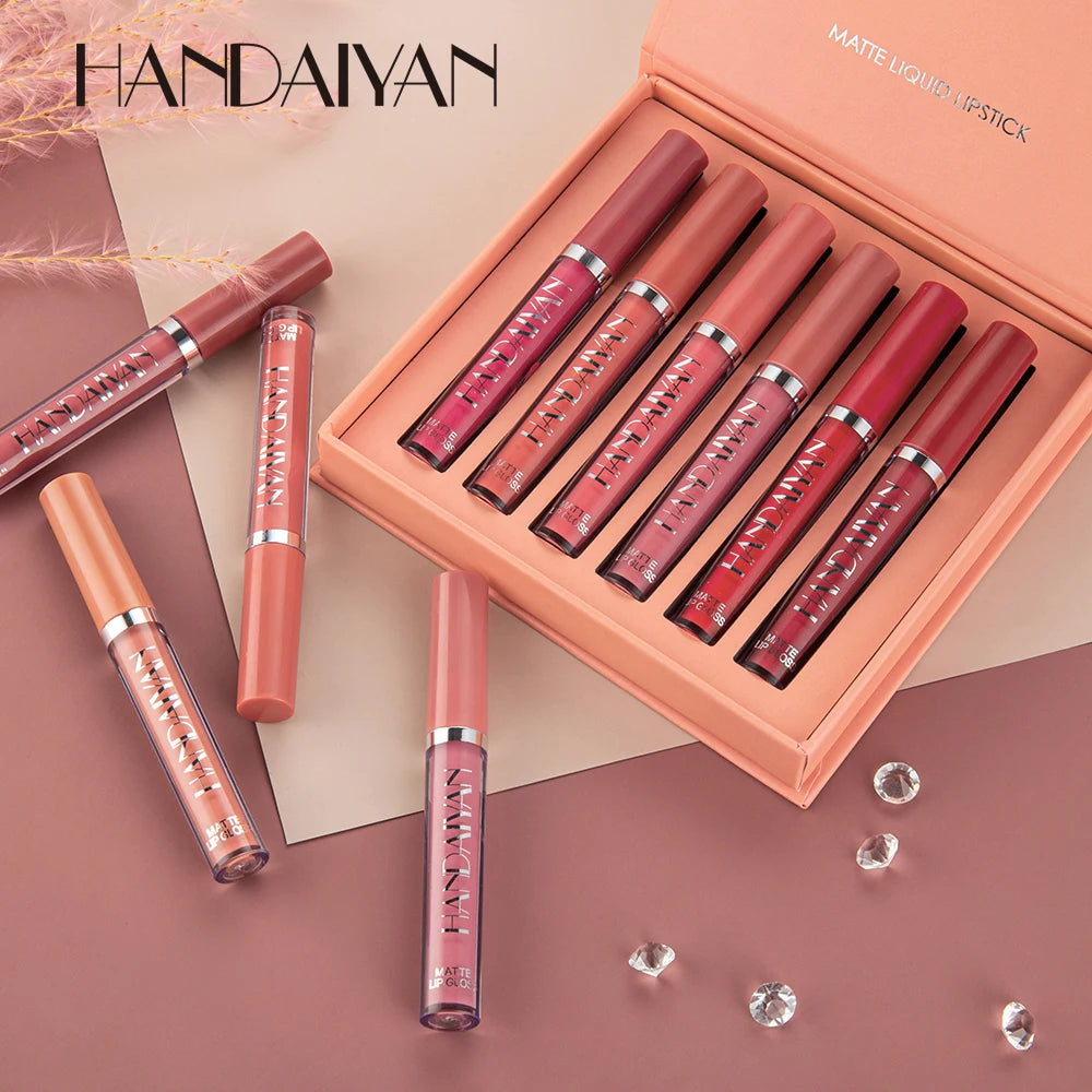 Set of 6 Non-stick Cup Liquid lipstick