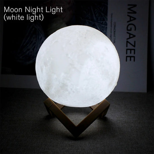 Book Light LED Moon Light Galaxy Light, Moon Night Light